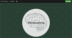 Desktop Screenshot of memorything.org